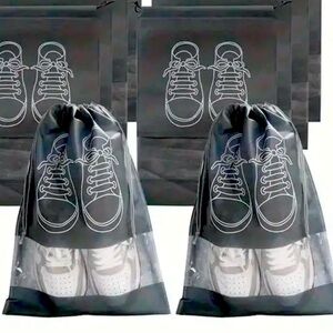 New - 2Pcs Travel Shoes Storage Bags